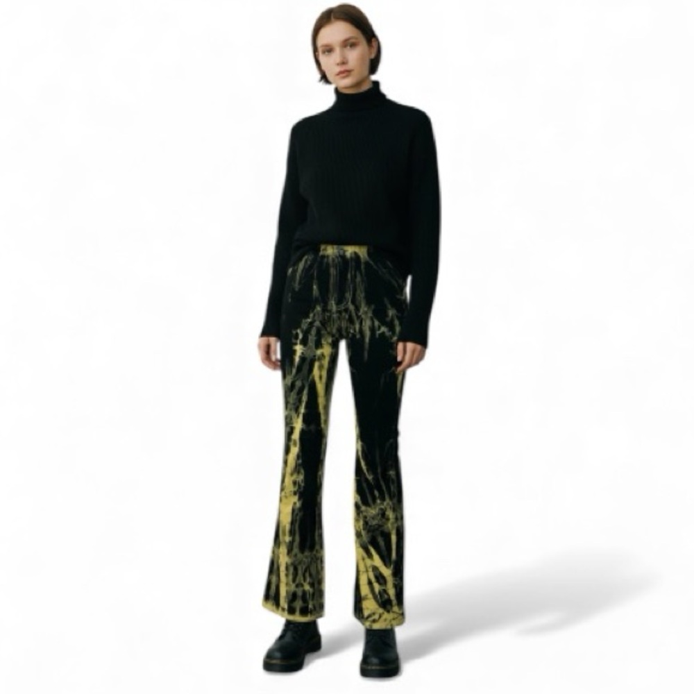 Custom Made Tye-Dyed Bell Bottoms
